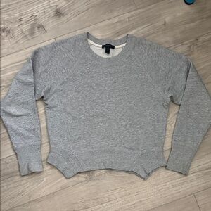 J. Crew Heather Gray Knit Top
